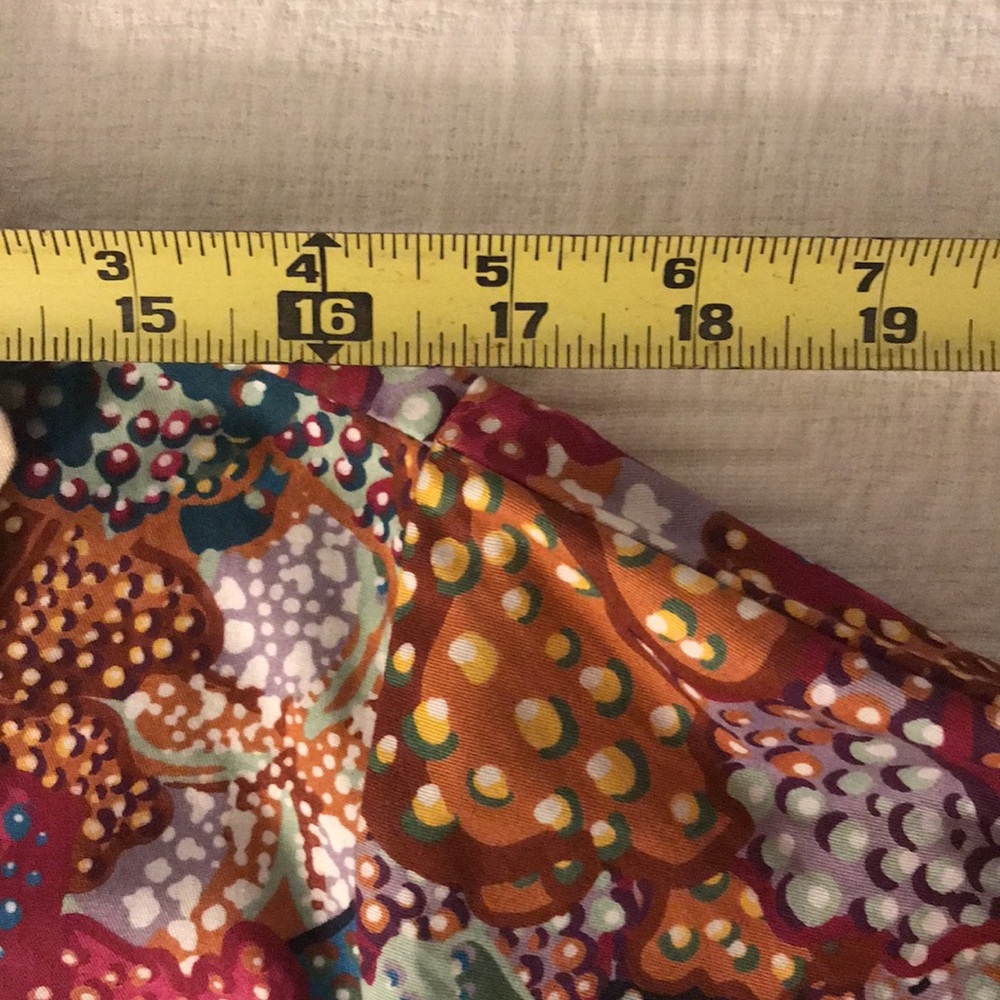 New Kika Vargas for Target Floral Print Mini Dress Long Sleeves 1X Plus - Picture 13 of 17